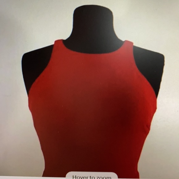 Elizabeth and James Magdelena Fit and Flare Dress in "Tang" (orange) size 0 - Picture 6 of 9